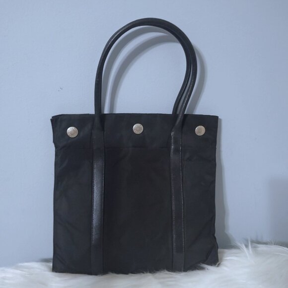 Prada nylon & leather zip top tote EUC - Picture 3 of 7